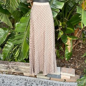 Soft surroundings, ribbon maxi skirt